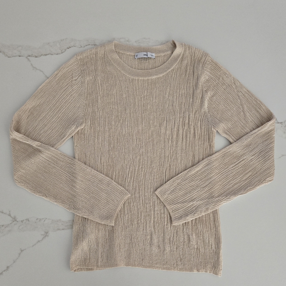 Gold MANGO Sweater